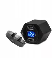 Motociklinis usb lizdas voltmetras din bmw triumph