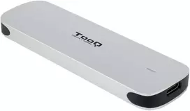 Tooq Tqe-2202s - išorinis aliuminio korpusas M.2 Ngff Ssd diskams, sidabrinis