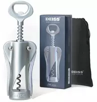 Deiss Lux Metalinis vyno atidarytuvas, kamščiatraukis