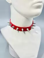 Chokeris apykaklė punk goth alternative spygliai kniedės punkrock steam punk