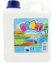 BUBBLE Skystis muilo burbulams gaminti, efektyvus papildymas, butelis 2 litrai