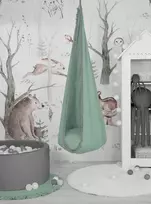 Kabanantis vaikiškas hamakas-sūpynės kokonas šalavijas My Sweet Baby namams ir sodui