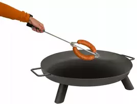 Plieninis lauko židinys laužavietei - 70cm, plieno storis 2mm