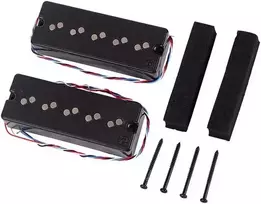 Alnicov dvigubo sluoksnio muilo formos humbucker tipo bosiniai garso nuėmikliai, skirti 5 stygų bosinės gitaros dalims