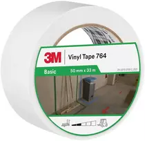 3m 764i Pvc Lipni Juosta 50mm x 33m Balta