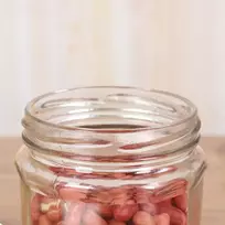 Ctforest 8 stiklainių rinkinys uogienei, stiklainis medui, skaidrus stiklainis uogienei, tinkamas saldainiams, uogienėms, vaisių konservams (100 ml)