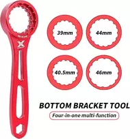 Lanxuanr 4 viename daugiafunkcinis dviračio apatinio skliauto įrankis Bb raktas, skirtas Shimano ir Sram