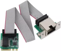M.2a E į Rtl8111h gigabitinis ethernet tinklo plokštė M.2 2.5g ethernet tinklo plokštė 2.5g/1g/100m vieno prievado Rj45 staliniam kompiuteriui, skirtas 7, 8, 10, 11, skirtas linux, #411