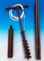 Žemės grąžtas 200mm/8m + Dumblasūkis + Nemokamai