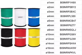 Polipropileno virvė Pp 14mm 5m žalios spalvos (0117) pinta