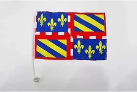 Az flag, burgundija, 45 x 30 cm, vėliavėlė automobiliui, 30 x 45 cm, vėliavėlės automobiliams