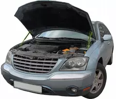 Variklio dangčio pakėlimo amortizatoriai Chrysler Pacifica