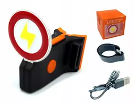 Led žibintas galinis dviračio žibintas akumuliatorinis Piorun modelis vaikams