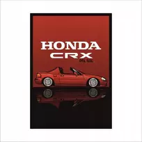 Plakatas Paveikslas ant sienos Honda Crx del Sol