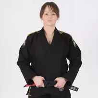 Tatami Moteriškas Kimono/gi Nova Absolute Juodas F1