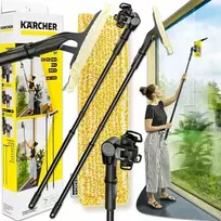 Karcher Wv 2 Premium Juodas Edition langų valytuvas su priedais