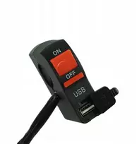 Motociklo jungiklis su Usb įkrovikliu 16