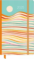 Dumont - Dominique Vari Summerdream 2025 savaitinis užrašų knygelės kalendorius, 13 x 21 cm, dienoraštis su elastine juostele ir daug naudingų specialių puslapių