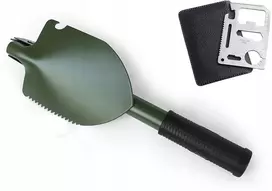 Karinė kastuvė su kirtikliu, kastuvas, pjūklas, sulankstoma