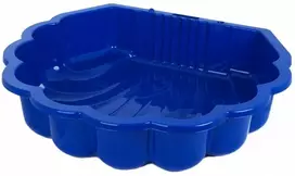 Didelė smėlio dėžė baseinas shell 2in1 uždarytas 2 dalių rinkinys 155x86cm