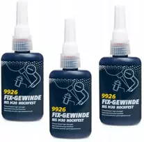 Mannol Fix-gewinde stiprūs sriegių klijai 50ml 9926 raudoni