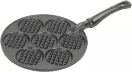 Nordic Ware Sidabrinis Dollar vaflių keptuvė, pilka