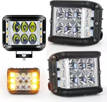 2vnt Galingas darbo žibintas halogeninis panelis 12v 24v 60w ledbar 12led cube Ip67