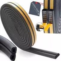 Lipni durų langų sandarinimo juosta juoda 9x7,5 Epdm 10m