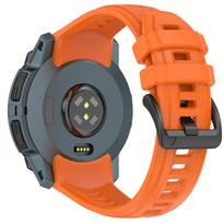 26mm 22mm Sportinis silikoninis dirželis Garmin Instinct 3 50mm 45mm Minkštas laikrodžio dirželis Instinct3 Apyrankės Pakeitimo Priedai For Instinct 3 45mm orange