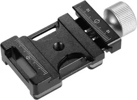 Greito atleidimo spaustukas, aliuminio lydinio kameros trikojo plokštelės spaustukas su 1/4" sriegio anga, skirtas arca standard rrs markins sirui