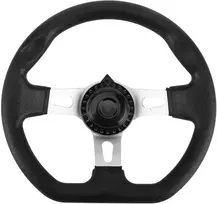 Vairas 270 mm universalus automobilio vairo komplektas, tinkantis kartingams, bagiams, lenktyniniams vežimėliams