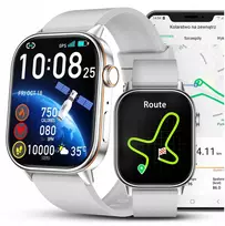 Išmanusis laikrodis Jg Smart Qx17 Gps, vandeniui atsparus, su skambučiais