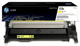 Originalus geltonas (yellow) toneris hp 117a w2072a