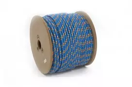 8mm polipropileno virvė, 50m, pintas, Uv atspari