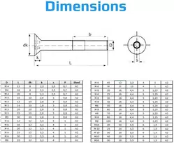M10x30 įleidžiama galvutė, šešiakampis varžtas, nerūdijančio plieno, plokščia galvutės tvirtinimo detalė, 10 mm varžtai, tinkami metalui, konstrukcijoms, montavimui, „pasidaryk pats“ (10 vnt.)