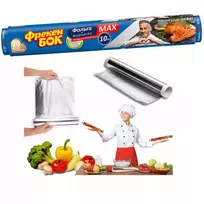 Aliuminio maistinė folija, stora, gastronominė "freken Bok" [1 ritinėlis = 10 m]