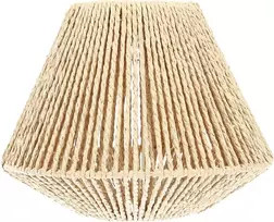 Ukcoco boho rotango gaubtas: pakabinamas šviestuvas, grindų šviestuvas, popierinis gaubtas, rotango imitacijos gaubtas stalinei lempai, pakabinami šviestuvai, lubinis šviestuvas
