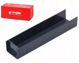 Trojka Laikiklis jungtis c profilio pamatų plokštės paneliui grafito spalvos 7016 - 20cm 200mm