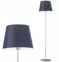 Tamsiai mėlyna Led E27 pastatoma grindų lempa su gaubtu