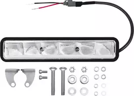 Osram Lightbar Sx180-sp, led papildomas priekinis žibintas tolimosioms šviesoms, prožektorius, 1300 liumenų, spindulys iki 190 m, led darbinis žibintas, ece patvirtinimas, leddl105-sp juodas