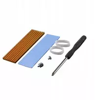 Noctua Lengvas M.2 2280 Ssd radiatorius, lengvai montuojamas aliumininis, auksinės spalvos