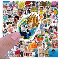 Dragon Z lipdukų rinkinys, 100 vinilinių lipdukų vandens buteliams, nešiojamam kompiuteriui, riedlentei, sąsiuviniui, dovana suaugusiems, vaikams, paaugliams
