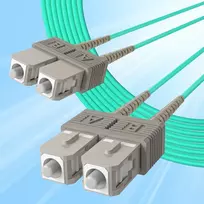 10gtek Sc-sc Om3 Duplex Pluošto Optinis Kabelis, 5m
