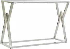 TV staliukas Dkd Home Decor standartinis nerūdijančio plieno staliukas