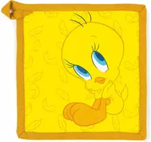 Rankšluostis Excelsa Tweety puodų laikiklis 20 x 20 cm, 100% medvilnės pamušalas, poliesterio užpildas