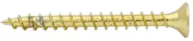 100 varžtų 6 x 60 mm su pilnu sriegiu Irox plienas geltonas cinkuotas kryžminė galvutė Pozidriv Pzd plokšti medienos drožlių plokštės varžtai 6 x 60