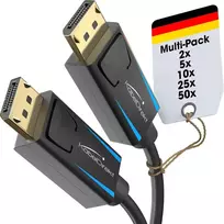 Kabeldirekt Displayport 1.4 kabelis 8k 240hz, 2x 1m