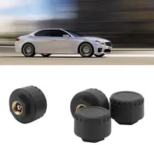 Aqxreight padangų slėgio monitorius, tpms padangų slėgio stebėjimo sistema, 4 išoriniai jutikliai, realaus laiko ekranas, temperatūros slėgis, nuo 0 iki 100 psi automobiliams/kemperiams
