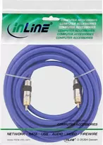 Inline rca vaizdo / skaitmeninis audio kabelis paauksuoti kontaktai 1x rca kištukas / kištukas 5 m