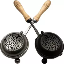 Nklausas 15876 geležinė smilkalų keptuvė, antracito spalvos, skersmuo 8 cm